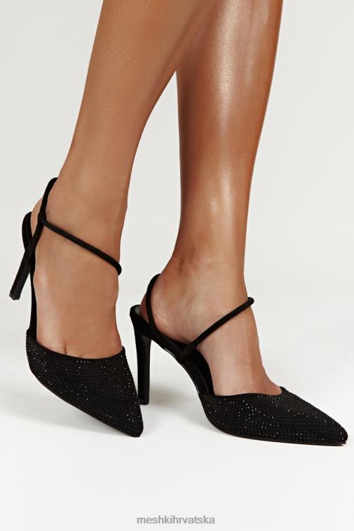 Meshki carter diamante zatvorene pete XH4NH1676 obuća crno
