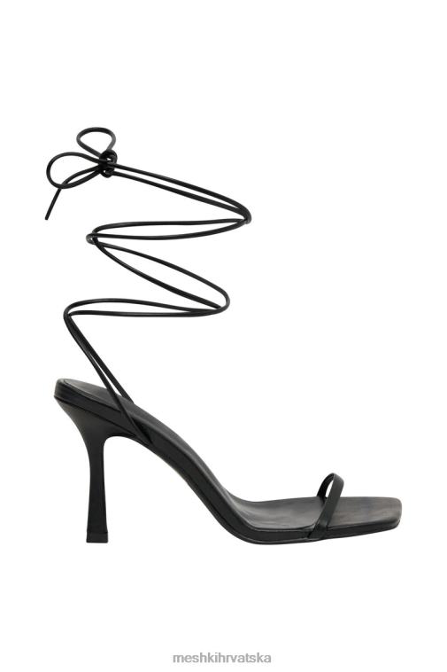 Meshki neve omotati oko potpetica od umjetne kože XH4NH1679 obuća crno