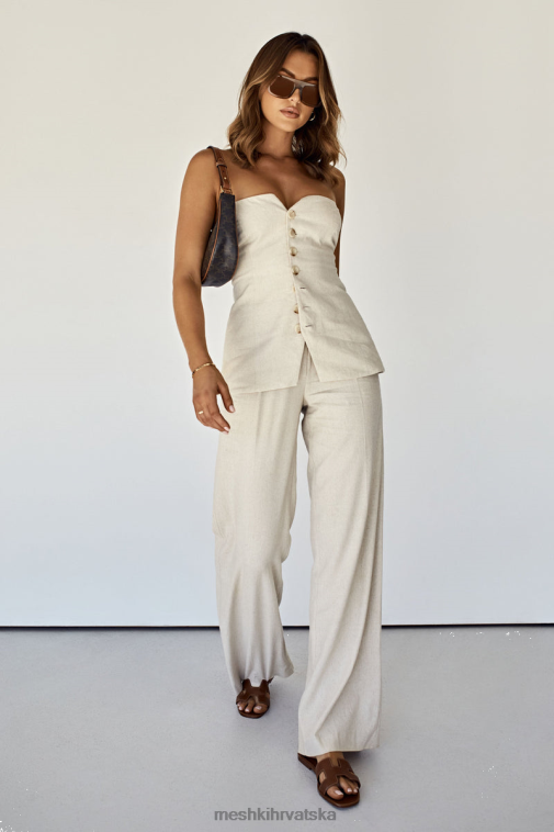 Meshki adina lanene hlače XH4NH1261 odjeća prirodni