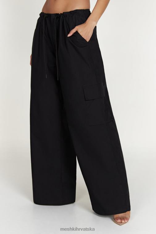 Meshki amara hlače s padobranom XH4NH1592 odjeća crno