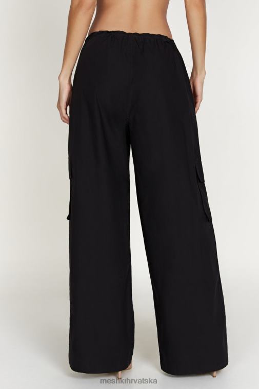 Meshki amara hlače s padobranom XH4NH1592 odjeća crno