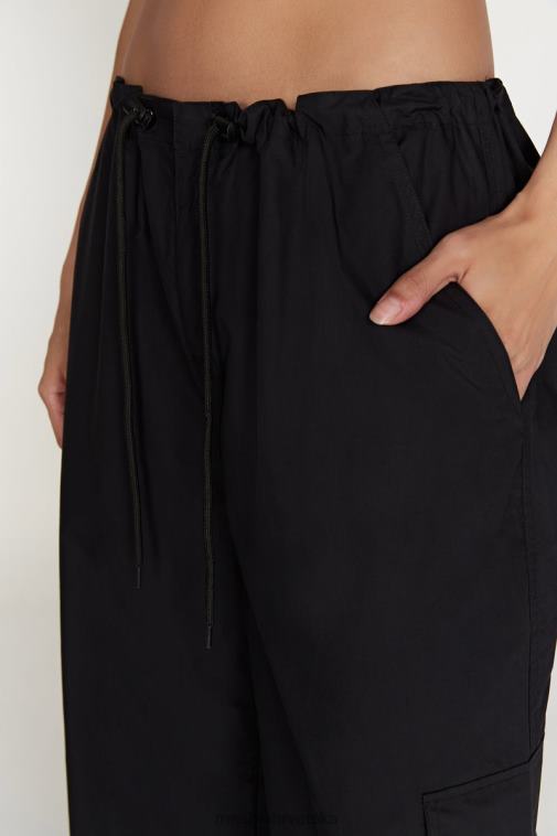 Meshki amara hlače s padobranom XH4NH1592 odjeća crno