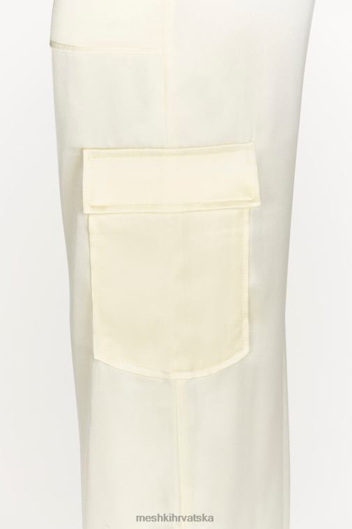 Meshki amaya satenske kargo hlače XH4NH1511 odjeća kost