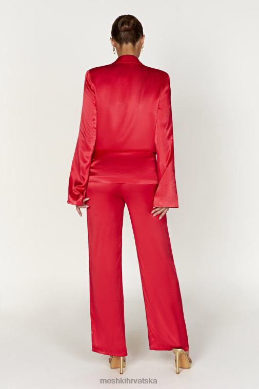 Meshki aspyn satenske hlače XH4NH1428 odjeća Crvena