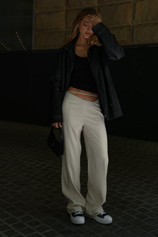 Meshki bahar hlače srednje visine sa širokim naramenicama XH4NH1588 odjeća pšenica