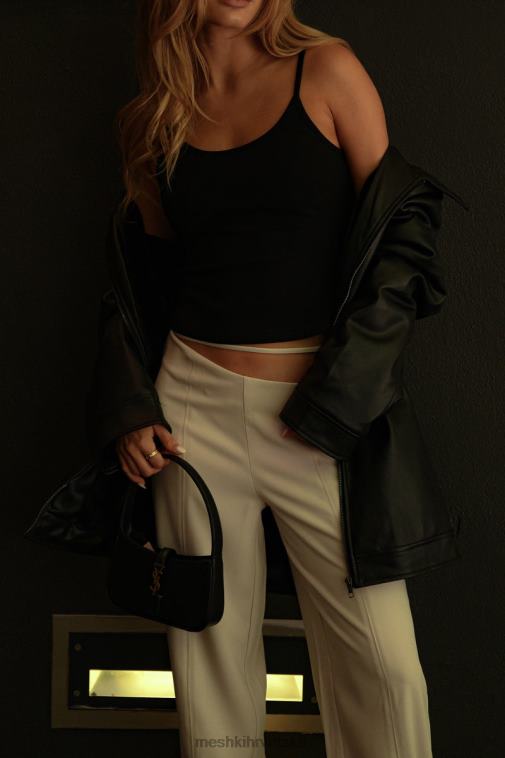 Meshki bahar hlače srednje visine sa širokim naramenicama XH4NH1588 odjeća pšenica