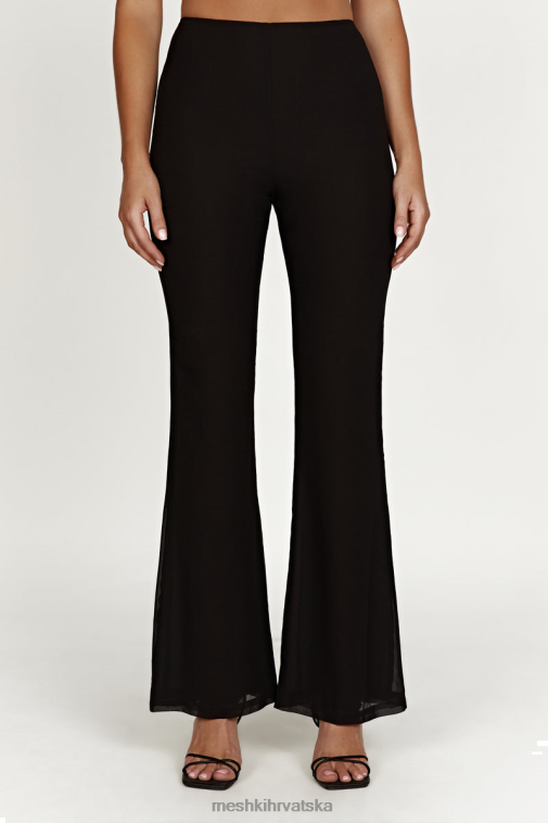 Meshki daisie šifon hlače XH4NH1436 odjeća crno