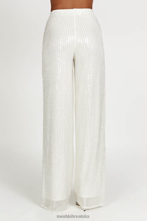 Meshki diaz hlače sa šljokicama XH4NH1356 odjeća bijela