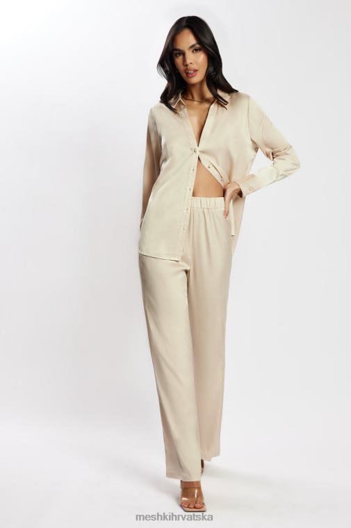 Meshki emelie satenske hlače XH4NH1512 odjeća šampanjac