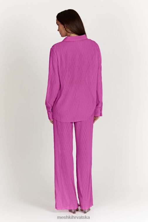 Meshki karla hlače s valovima XH4NH1472 odjeća ružičasta ruža