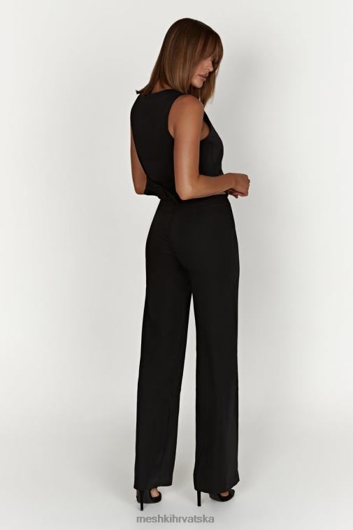 Meshki laurie hlače niskog struka XH4NH1442 odjeća crno