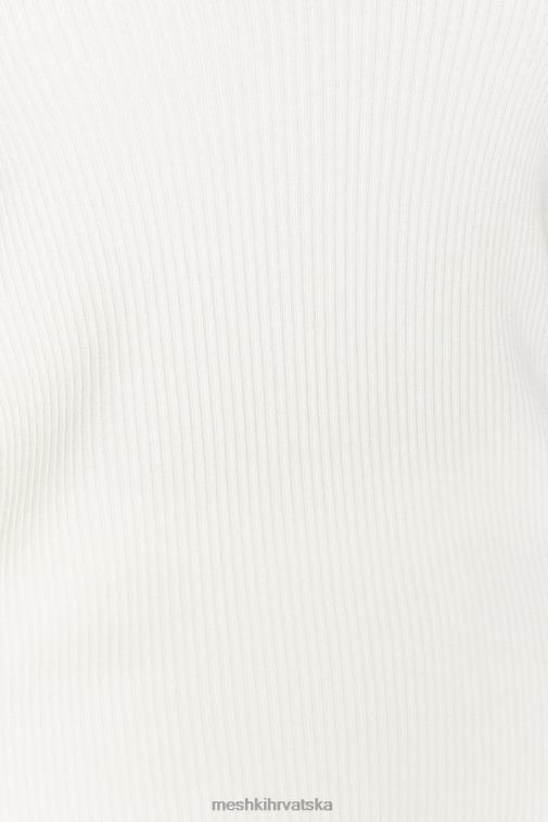Meshki linnie pletene hlače ravnih nogavica XH4NH1395 odjeća bijela
