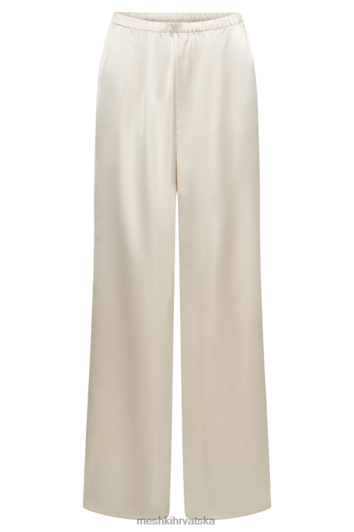 Meshki marciela satenske hlače ravnih nogavica XH4NH1303 odjeća slonovača