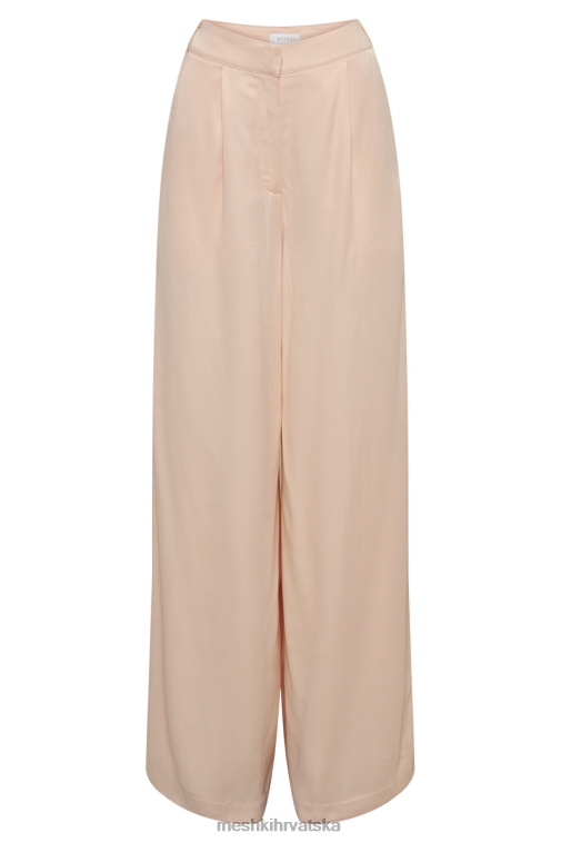 Meshki nour satenske hlače širokih nogavica XH4NH1374 odjeća marelica