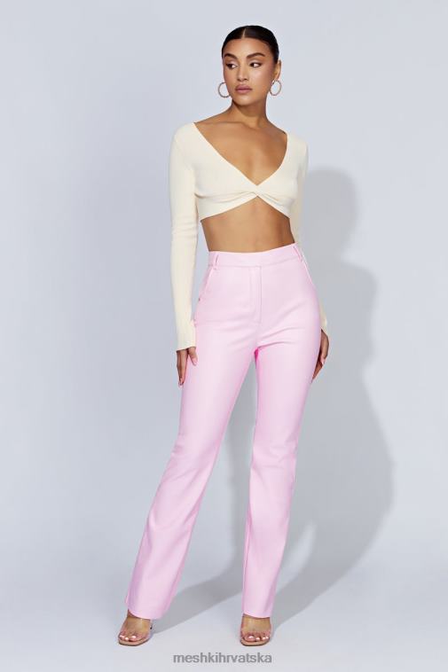 Meshki tyra hlače od umjetne kože ravnih nogavica XH4NH1431 odjeća dječja ružičasta