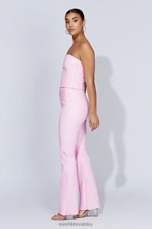 Meshki tyra hlače od umjetne kože ravnih nogavica XH4NH1431 odjeća dječja ružičasta