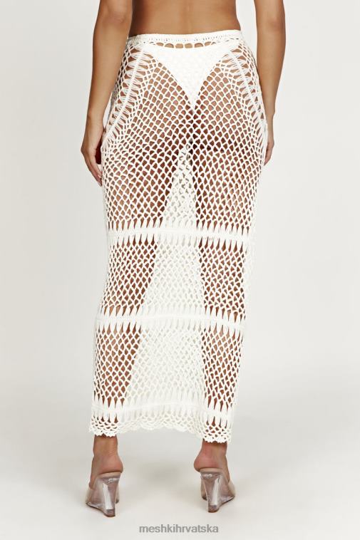 Meshki bonnie heklana maksi suknja XH4NH1439 odjeća bijela