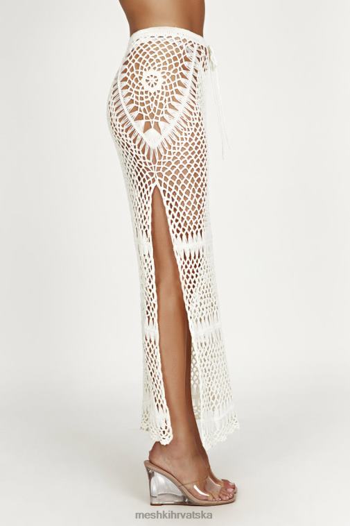 Meshki bonnie heklana maksi suknja XH4NH1439 odjeća bijela