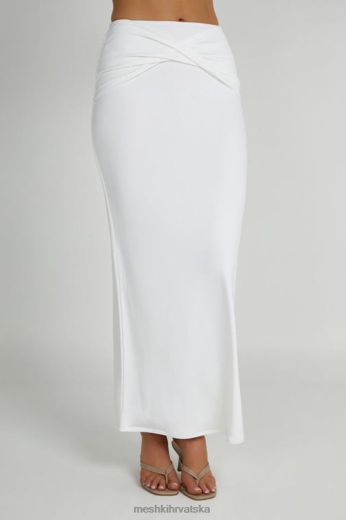 Meshki ceri maksi uvijena suknja XH4NH1344 odjeća bijela