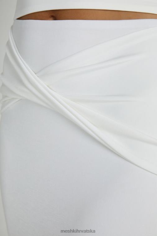 Meshki ceri maksi uvijena suknja XH4NH1344 odjeća bijela