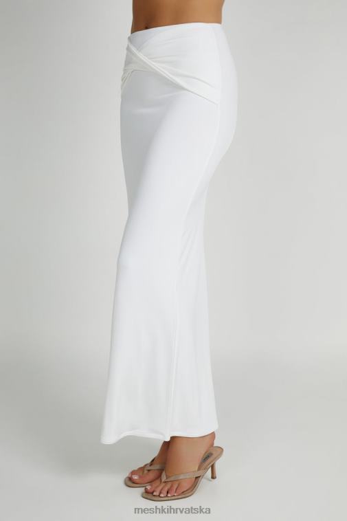 Meshki ceri maksi uvijena suknja XH4NH1344 odjeća bijela