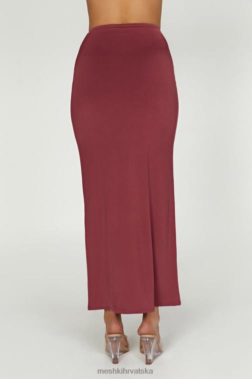 Meshki ceri maksi uvijena suknja XH4NH1354 odjeća vino