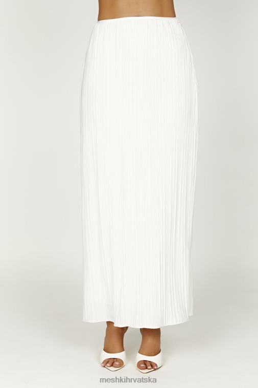 Meshki elsie plisse maksi suknja XH4NH1362 odjeća bijela