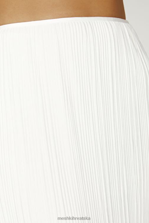 Meshki elsie plisse maksi suknja XH4NH1362 odjeća bijela