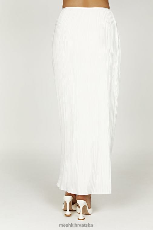 Meshki elsie plisse maksi suknja XH4NH1362 odjeća bijela