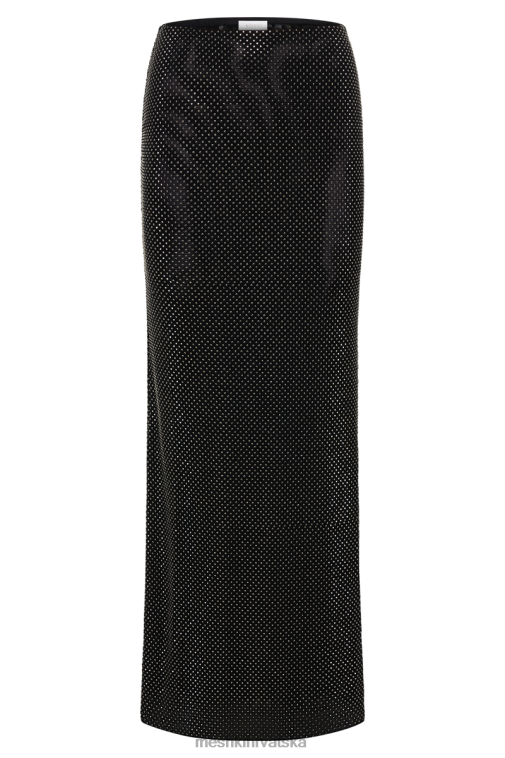 Meshki erika diamante maxi suknja XH4NH1314 odjeća crno