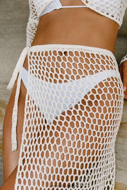 Meshki hallie vezati heklanu maksi suknju XH4NH1537 odjeća bijela