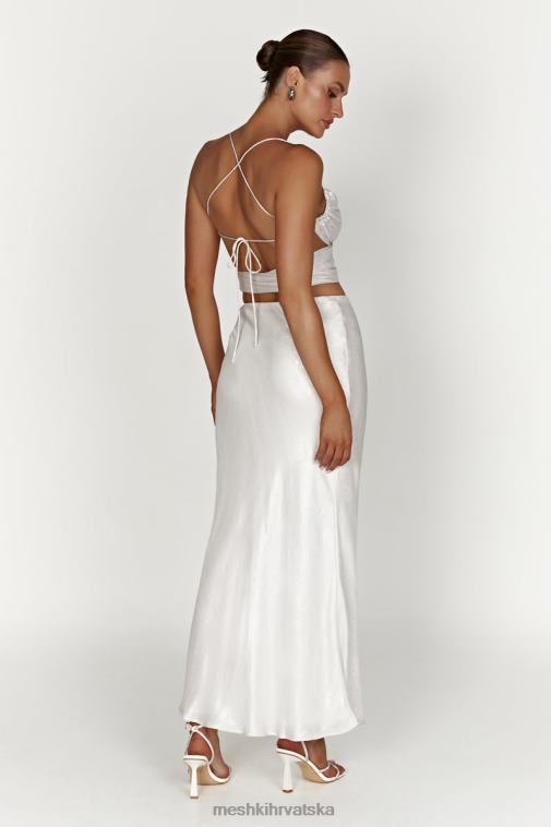 Meshki kišna satenska maksi suknja XH4NH1387 odjeća biser