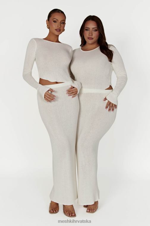 Meshki maribelle pletena maksi suknja XH4NH1343 odjeća bijela