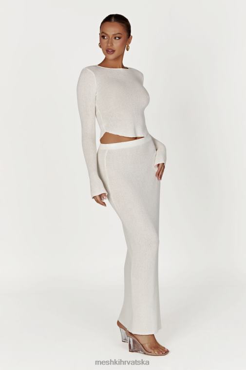 Meshki maribelle pletena maksi suknja XH4NH1343 odjeća bijela