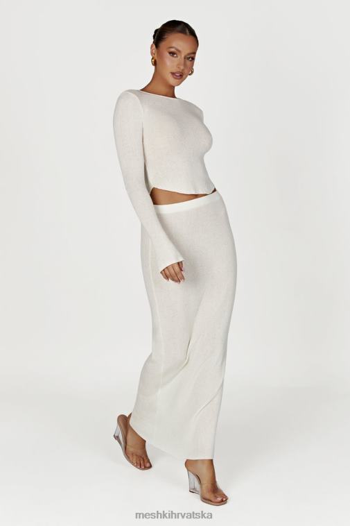 Meshki maribelle pletena maksi suknja XH4NH1343 odjeća bijela