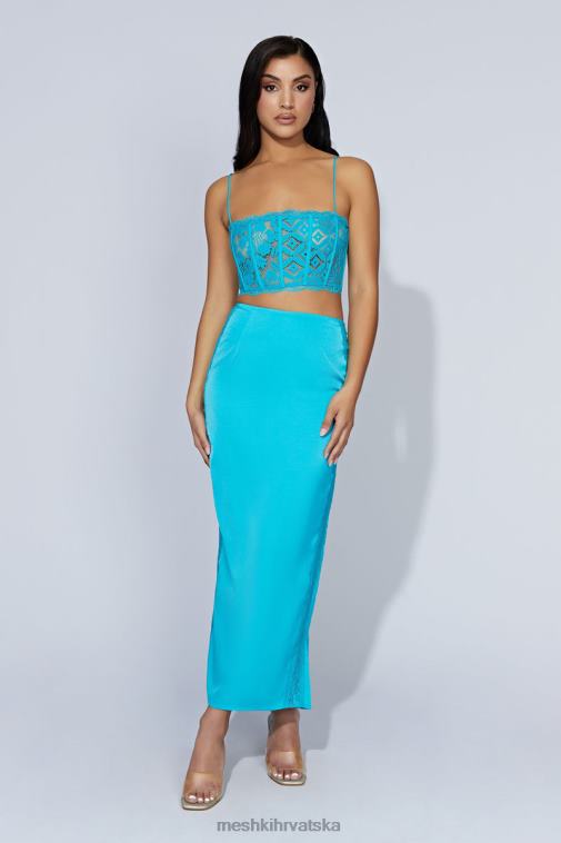 Meshki maxi suknja od bellamy čipke XH4NH1540 odjeća akvamarin