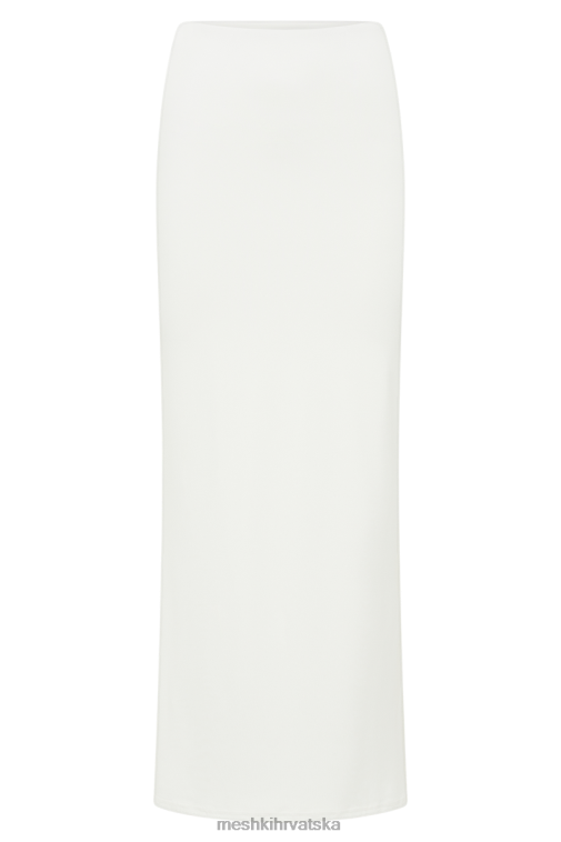 Meshki olympia maksi suknja od recikliranog najlona riblji rep XH4NH1259 odjeća bijela