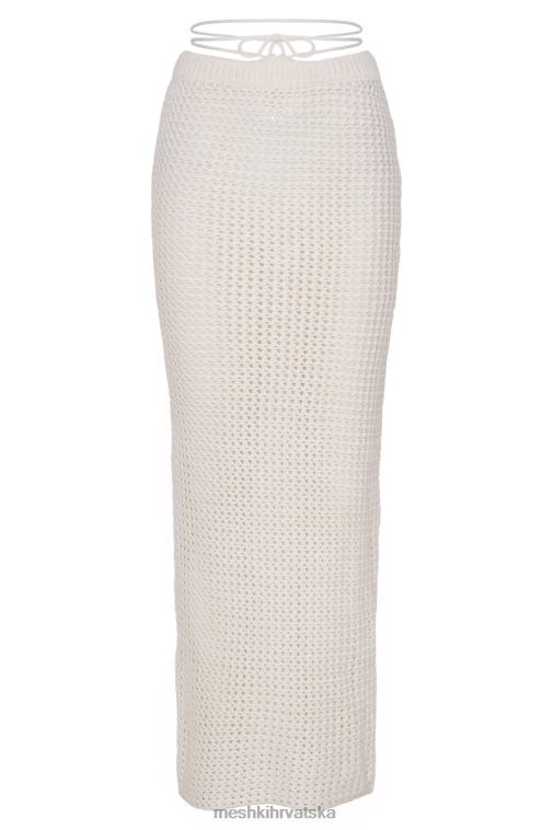 Meshki raquel heklana maksi suknja XH4NH1424 odjeća krema