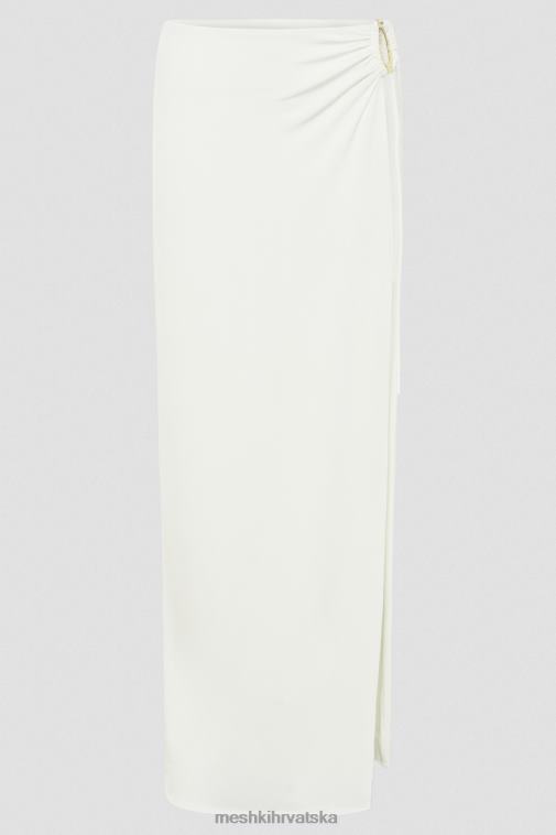 Meshki suri uska maksi suknja s dodacima XH4NH1255 odjeća bijela