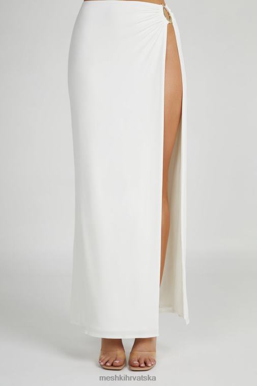 Meshki suri uska maksi suknja s dodacima XH4NH1255 odjeća bijela