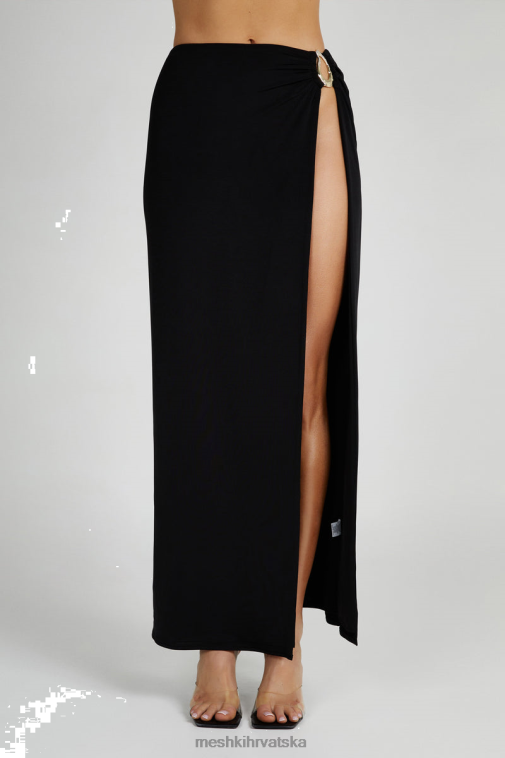 Meshki suri uska maksi suknja s dodacima XH4NH1256 odjeća crno