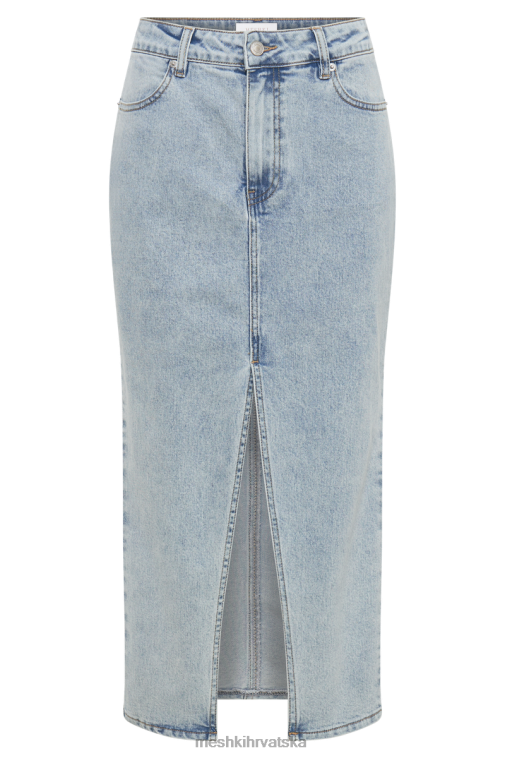 Meshki akacija traper midi suknja XH4NH1264 odjeća svijetlo plava