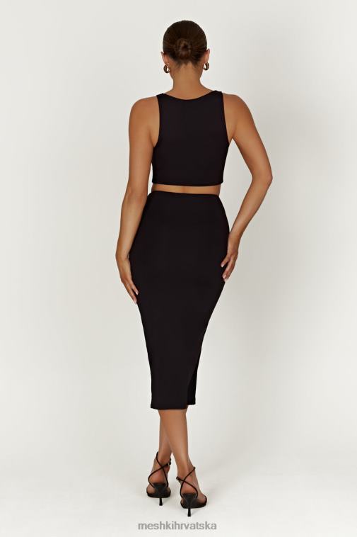 Meshki charley midi suknja XH4NH1403 odjeća crno
