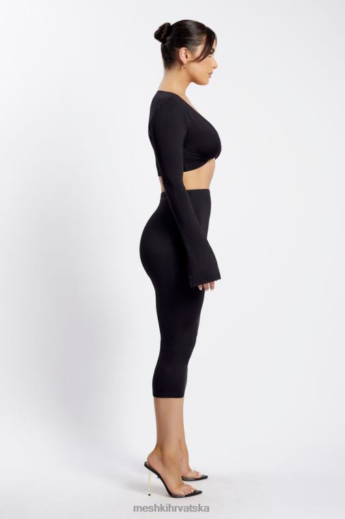 Meshki charley midi suknja XH4NH1403 odjeća crno