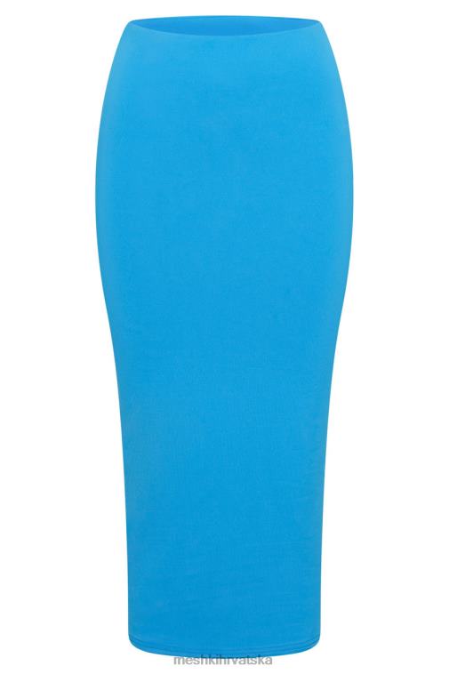 Meshki charley midi suknja XH4NH1554 odjeća cijan plava