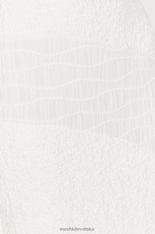 Meshki nyah midi suknja s teksturom XH4NH1268 odjeća bijela