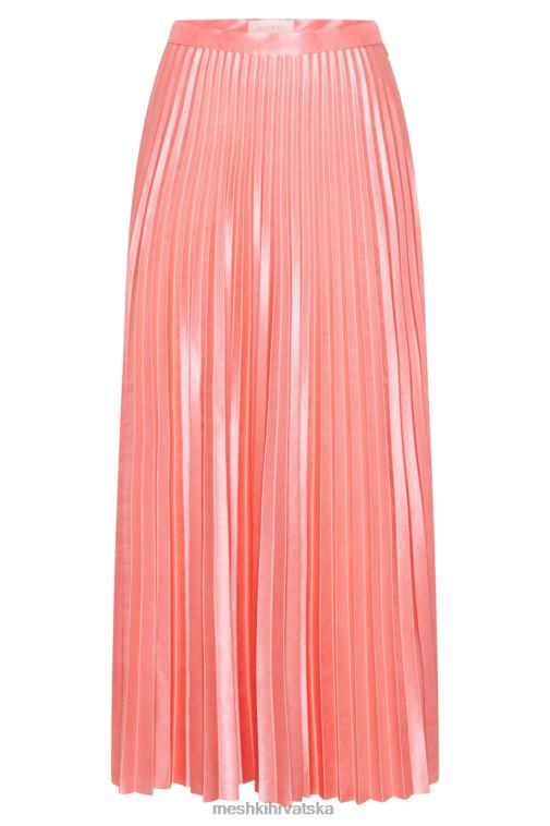 Meshki shirin plisirana satenska midi suknja XH4NH1507 odjeća Ružina vodica