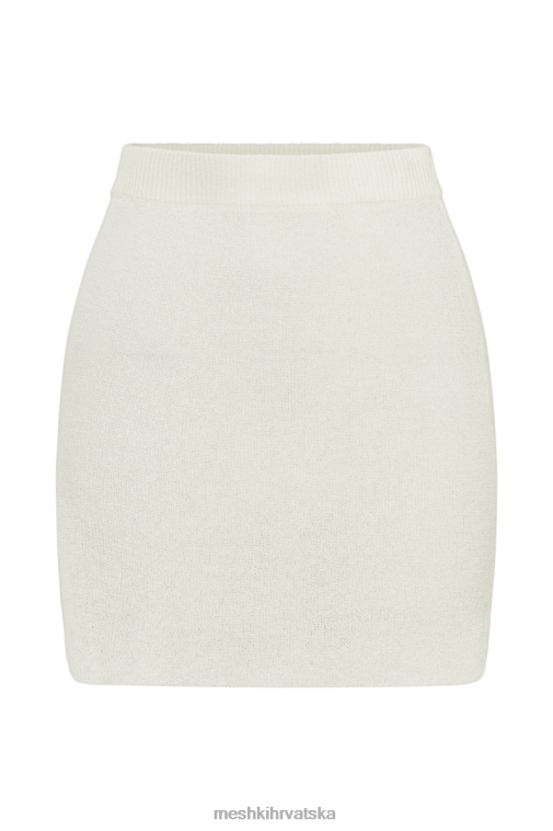 Meshki esme pletena mini suknja XH4NH1281 odjeća bijela