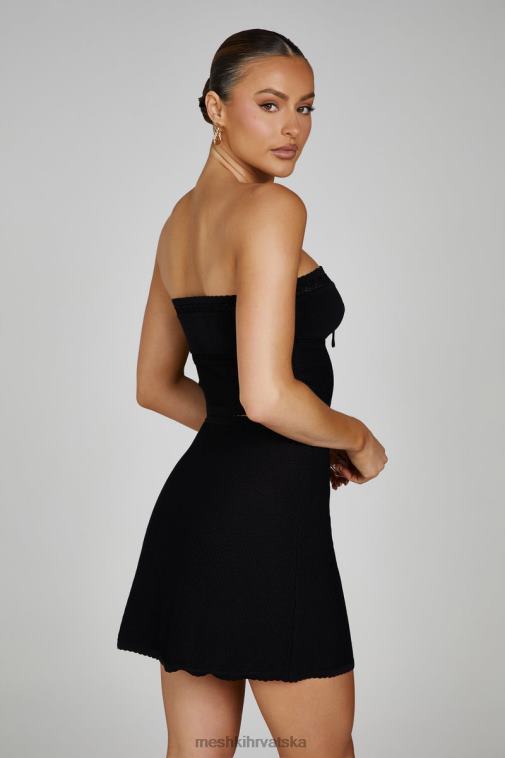 Meshki kyra waffle mini suknja XH4NH1285 odjeća crno