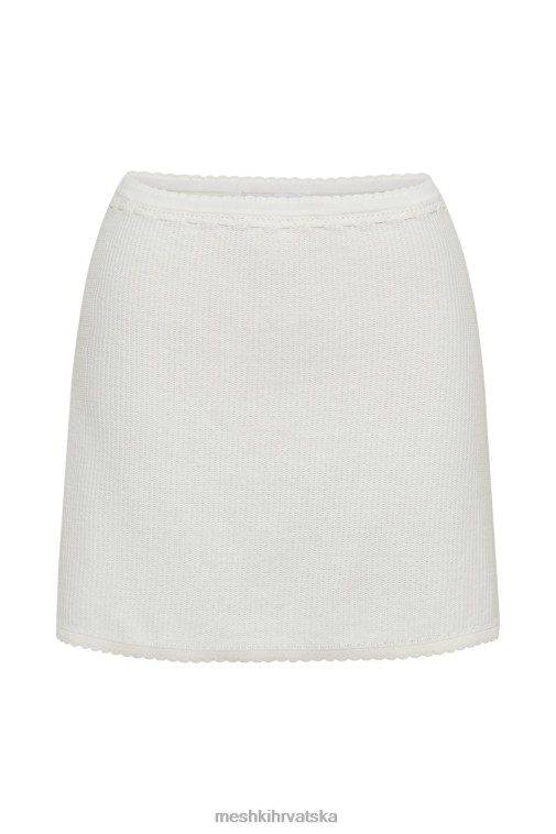 Meshki kyra waffle mini suknja XH4NH1342 odjeća bijela